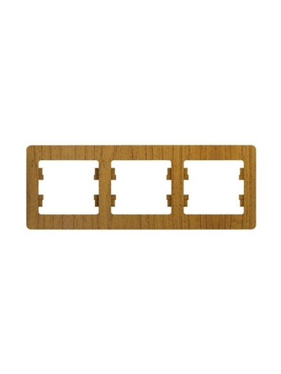 Рамка 3-м Glossa горизонт. дерево дуб SE GSL000503