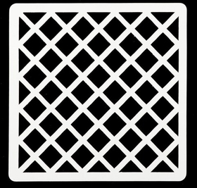 Трафарет квадратный "Клетка" 15х15 см
