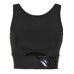 ТОП теннисный EA7 Woman Jersey Sport Bra - черный