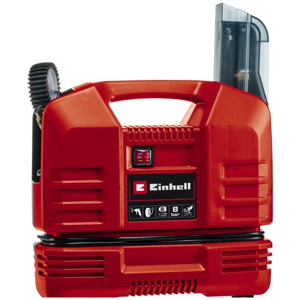 Компрессор Einhell TC-AC 190 OF Set, 1100 Вт, 8 бар, безмасляный 4020660