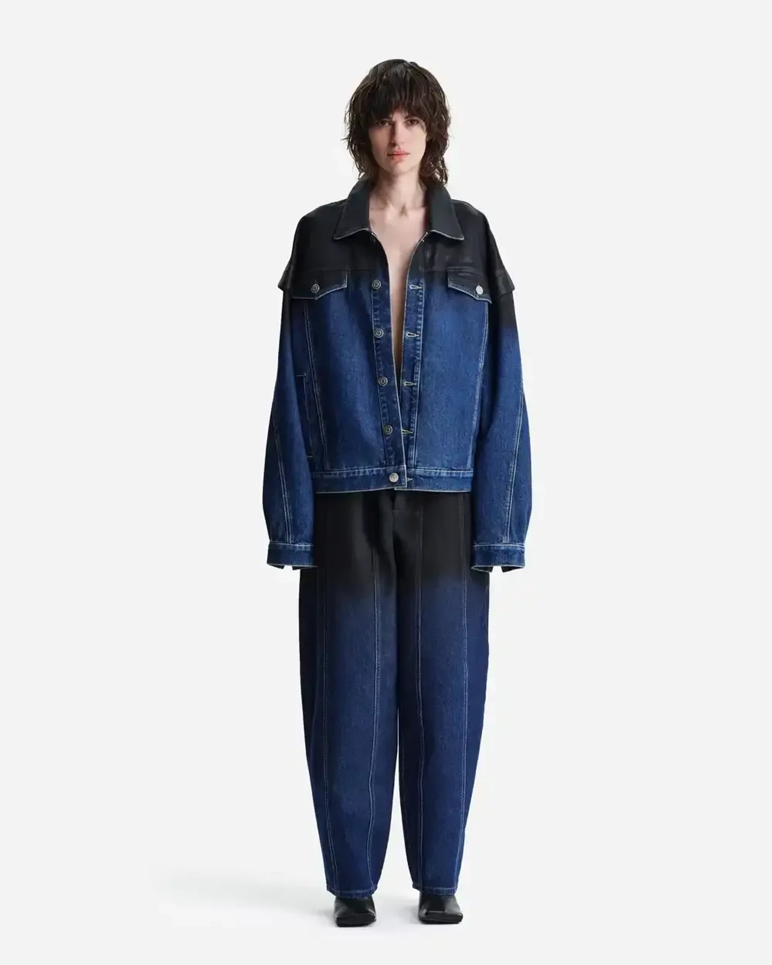 Куртка из денима Laminated