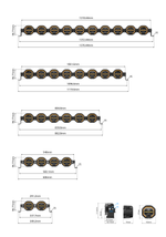 Светодиодная балка Aurora Комбинированный свет с ДХО (белый и янтарный цвет)