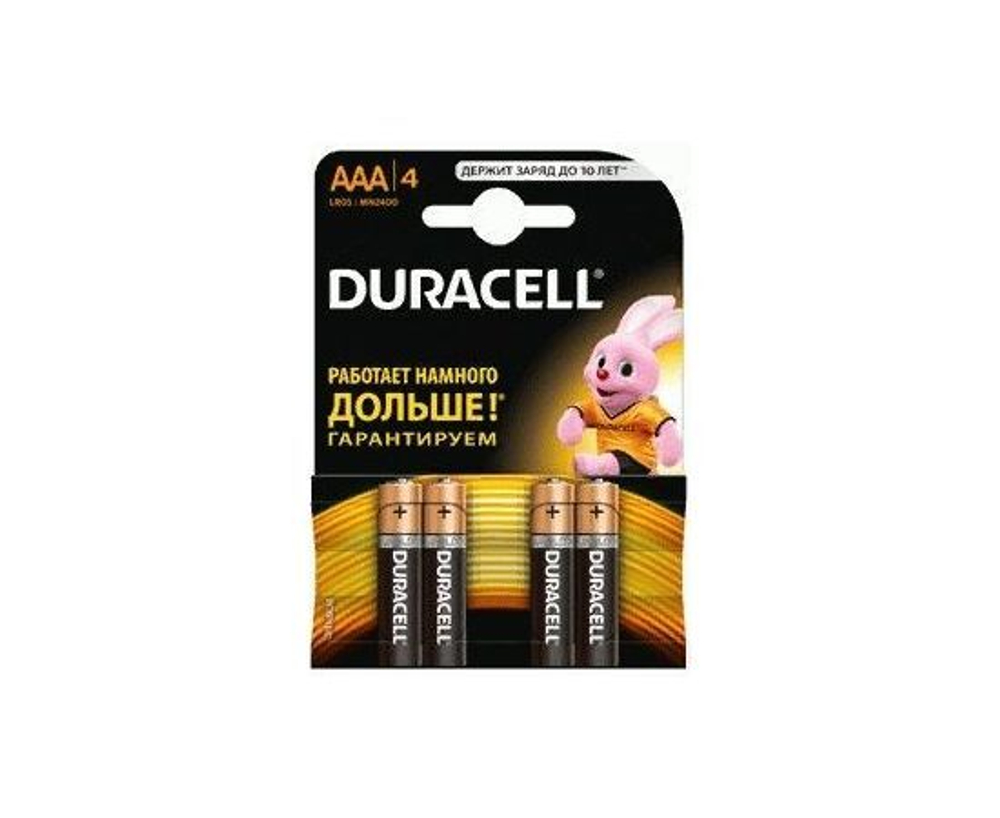 Элемент питания Duracell Basic LR03/286/AAA  BL4