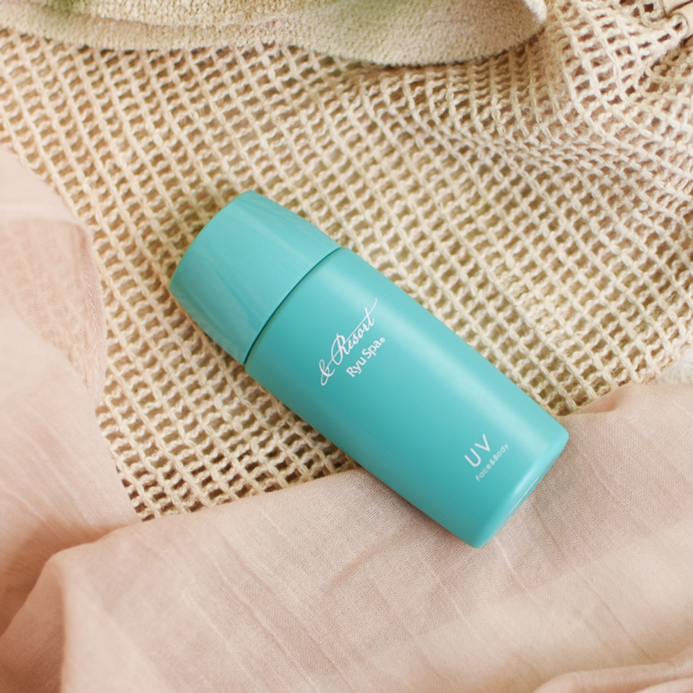 Санскрин с фукоиданом и альпинией церумбет SPF 27/PA++ Ryu Spa &Resort Thalasso Vert UV