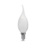Лампа Gauss LED Filament Свеча на ветру 9W E14 590lm 3000K milky 104201109