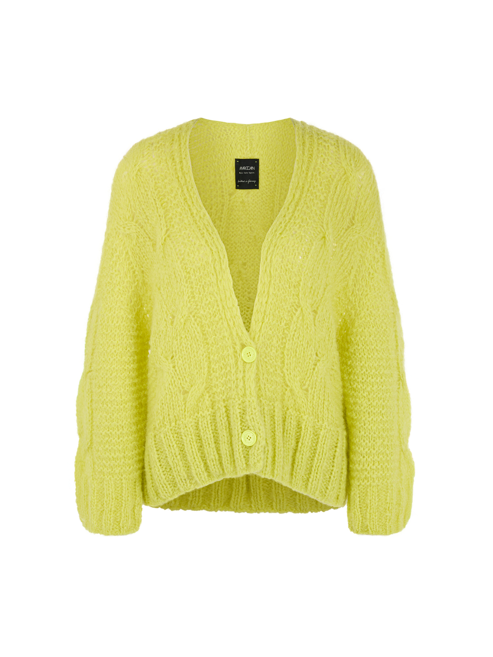 Кардиган из мохера (Knitted in Germany)