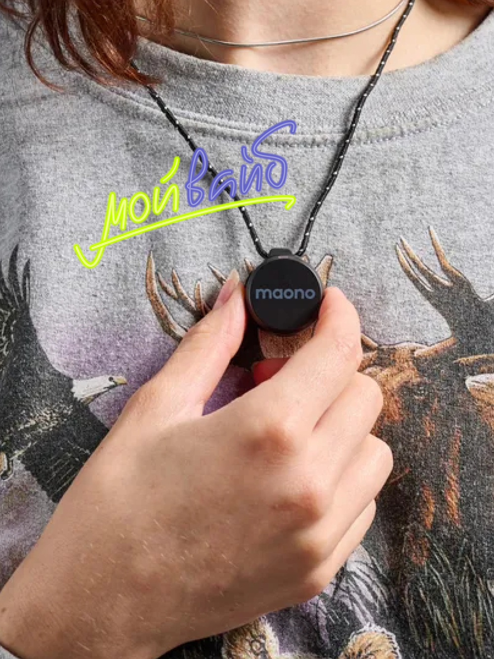 Микрофон петличный беспроводной Maono WAVE T5 COMBO