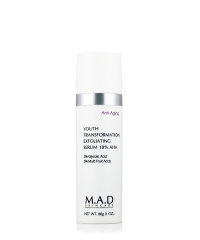 M.A.D. Skincare Омолаживающая и обновляющая сыворотка с 10% AHA кислотами | Youth Transformation Exfoliating Serum 10% AHA