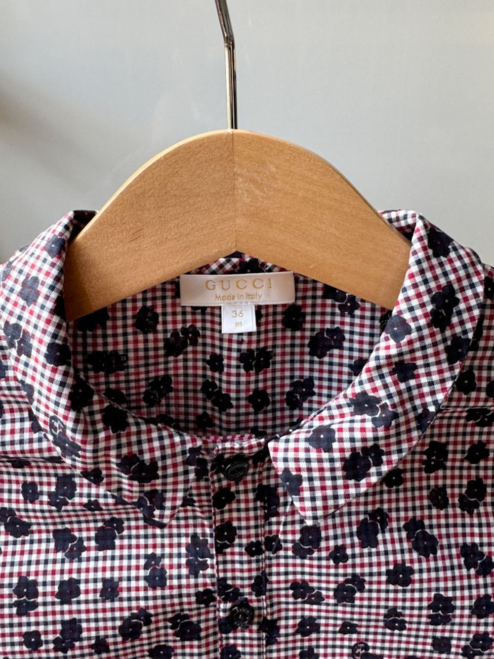 Хлопковая рубашка Gucci, 98