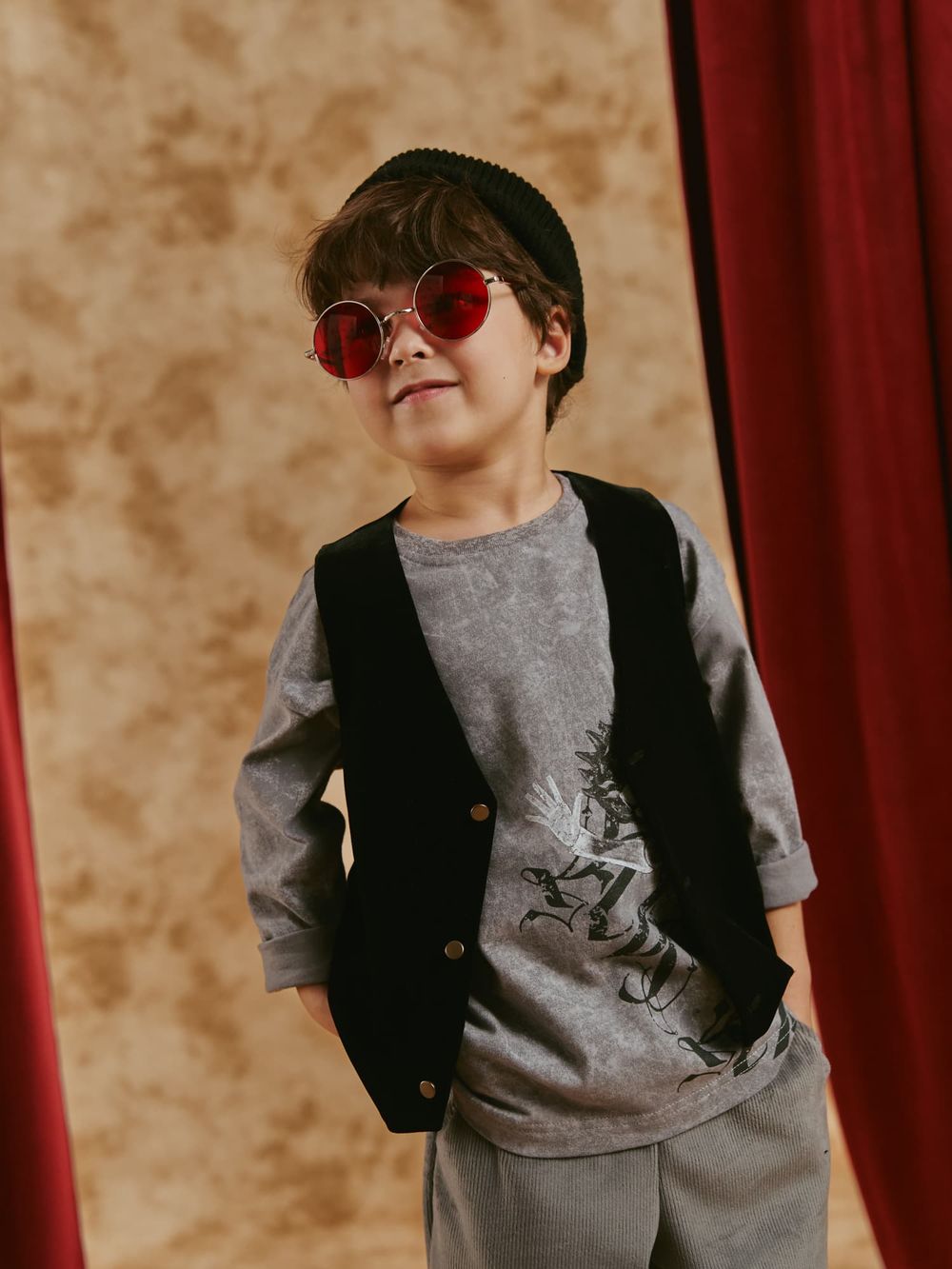 Лонгслив оверсайз "Арлекино"