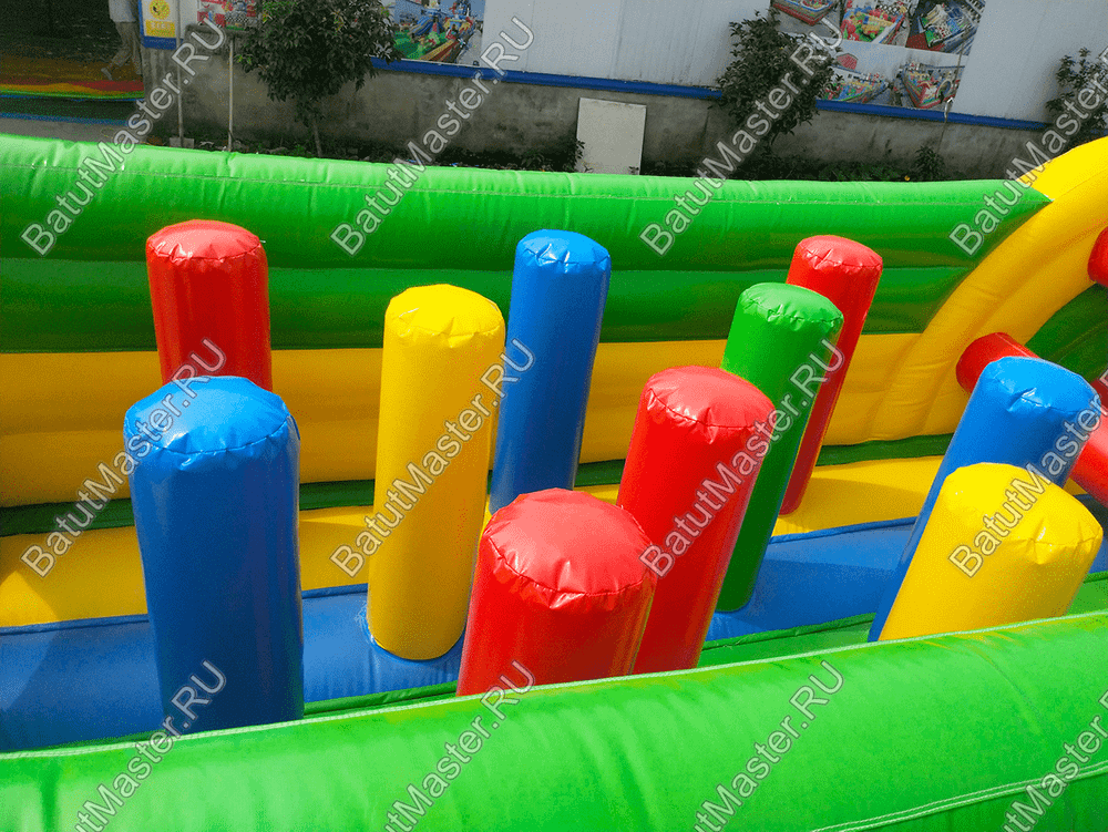 Надувная полоса препятствий "Веселые забавы"