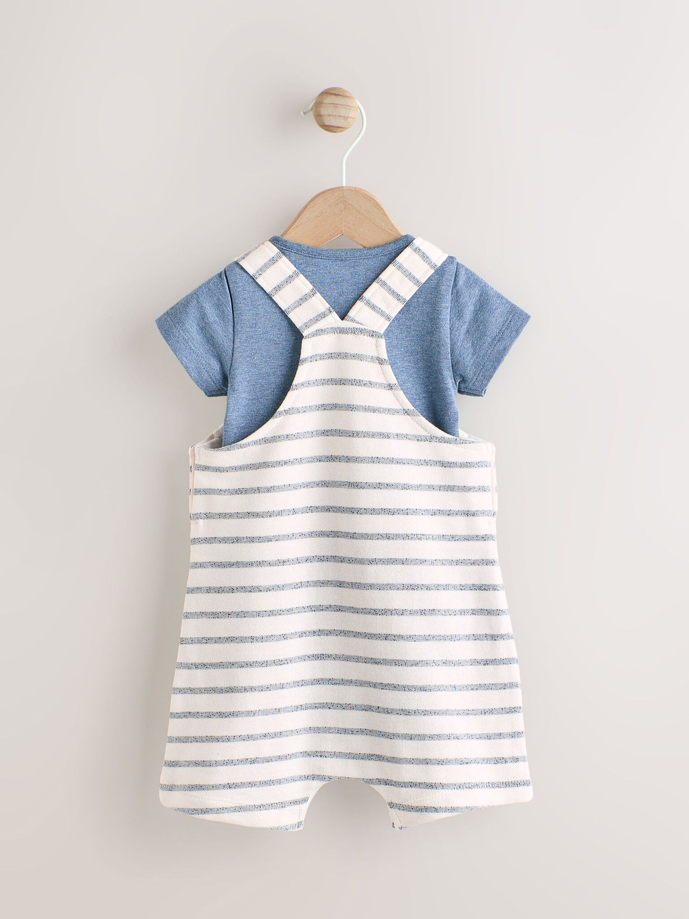 Комбинезон и боди в комплекте для малышей Next E47-399, Голубой, Молочный