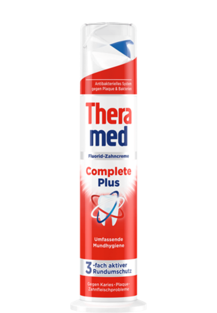 Зубная паста Theramed Complete Plus, с дозатором, 100 мл