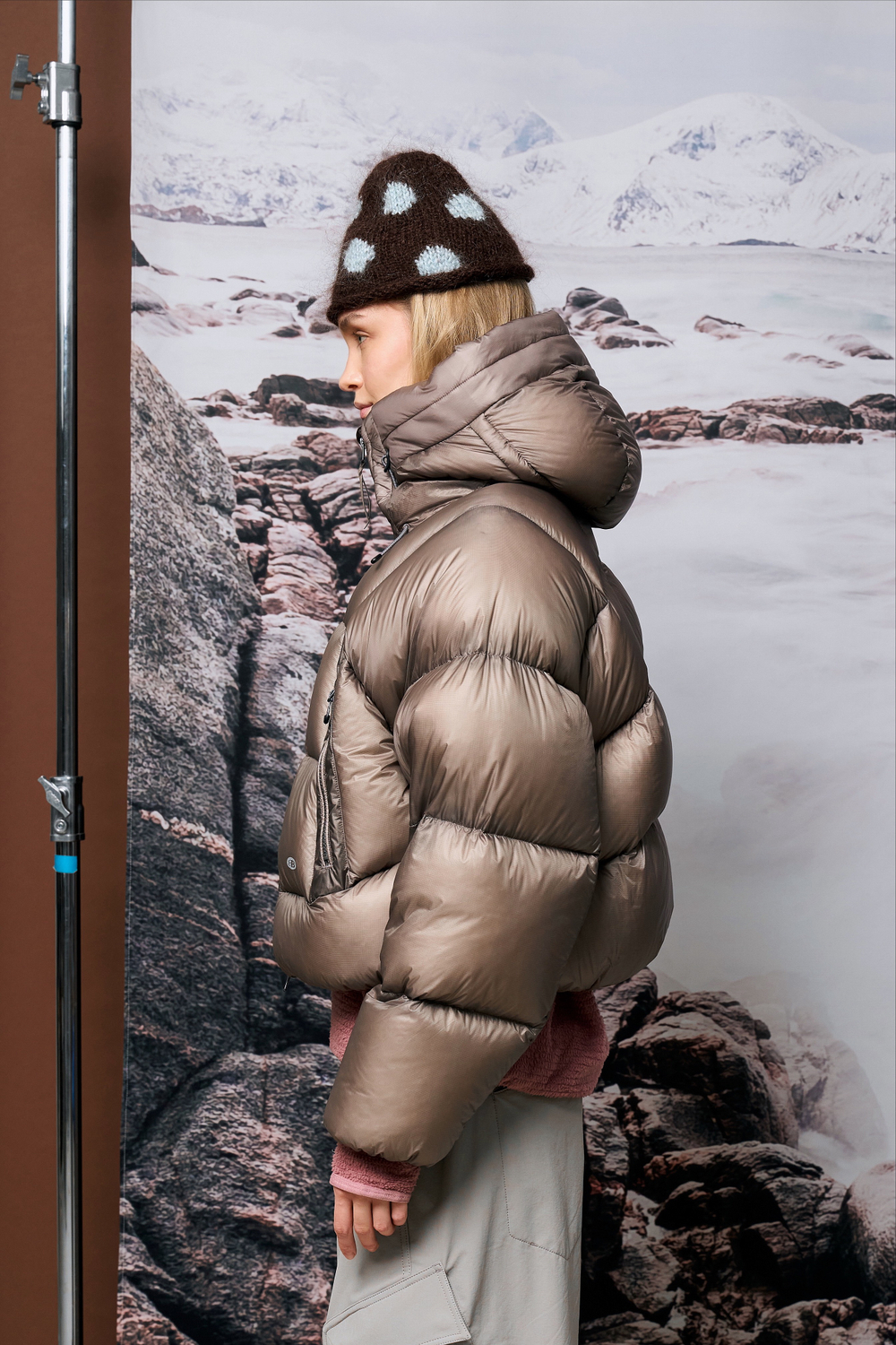 Куртка Nothomme Blue Monte Women’s Large Down Jacket "Ash Purple"