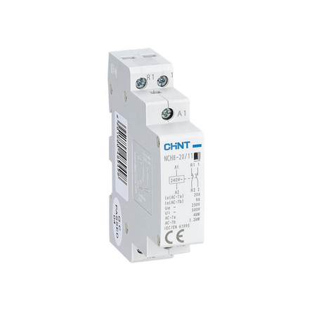 Контактор модульный CHINT NCH8-20/11 20A 1НО+1НЗ AC220/230В 50Гц