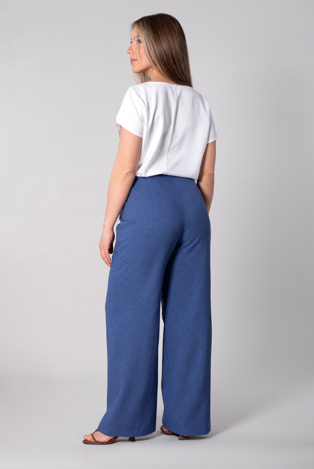 Брюки женские 3393ВЕ, синий #259Син023393ВЕ