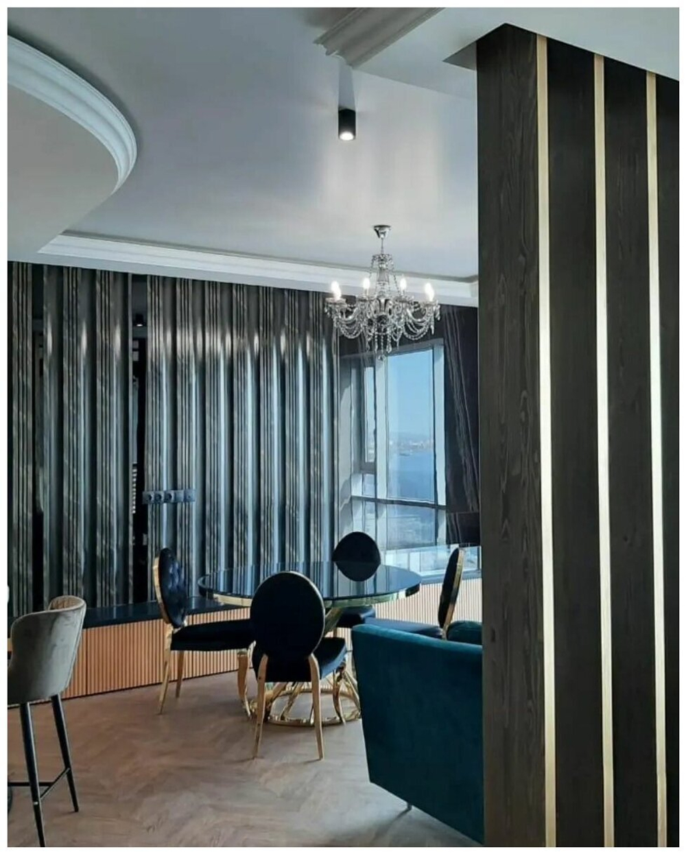 Реечная перегородка из Сосны 40х260мм