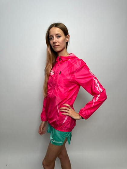 Ветрозащитная куртка для бега TRS pink QR