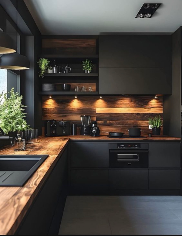 Примеры современных дизайнов кухонь из интернета