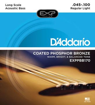 Струны для акустической бас-гитары 45-100 D'ADDARIO EXPPBB170