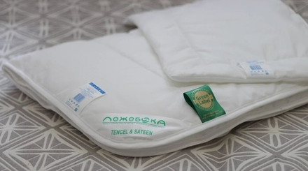 Детское одеяло и подушка TENCEL & SATEEN, 9610-100-3 и 9646-40, со смотровым окном