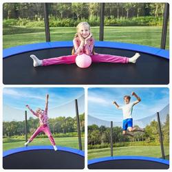 Батут perfetto sport premium strong 14 ft диаметр 4,3 м зелёный