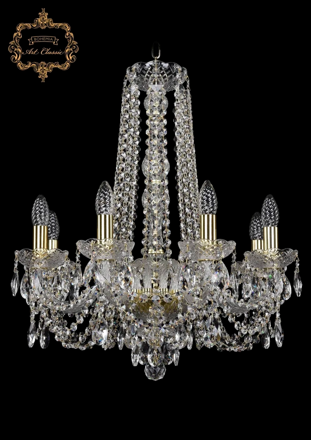 Подвесная люстра Art Classic 11.11.8.195.h-63.Gd.Sp