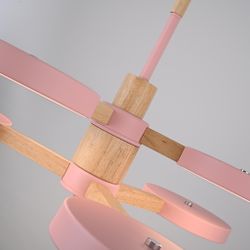 Люстра на штанге TURNA DBL L6 Pink