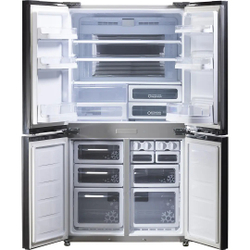 Холодильник Sharp SJ-EX93P-SL 4-х дверный холодильник с инверторным компрессором и уникальной технологией очистки и ионизации воздуха Plasmacluster ION.