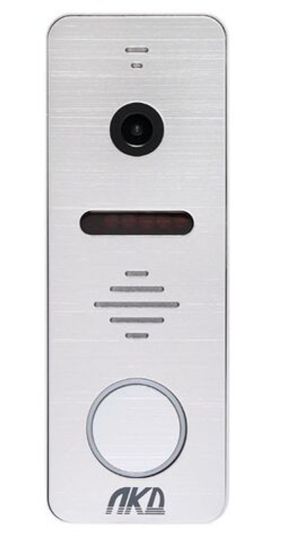 ЛКД-ДПВ-1080-150/2, Вызывная панель видеодомофона, 1080P AHD, серебро