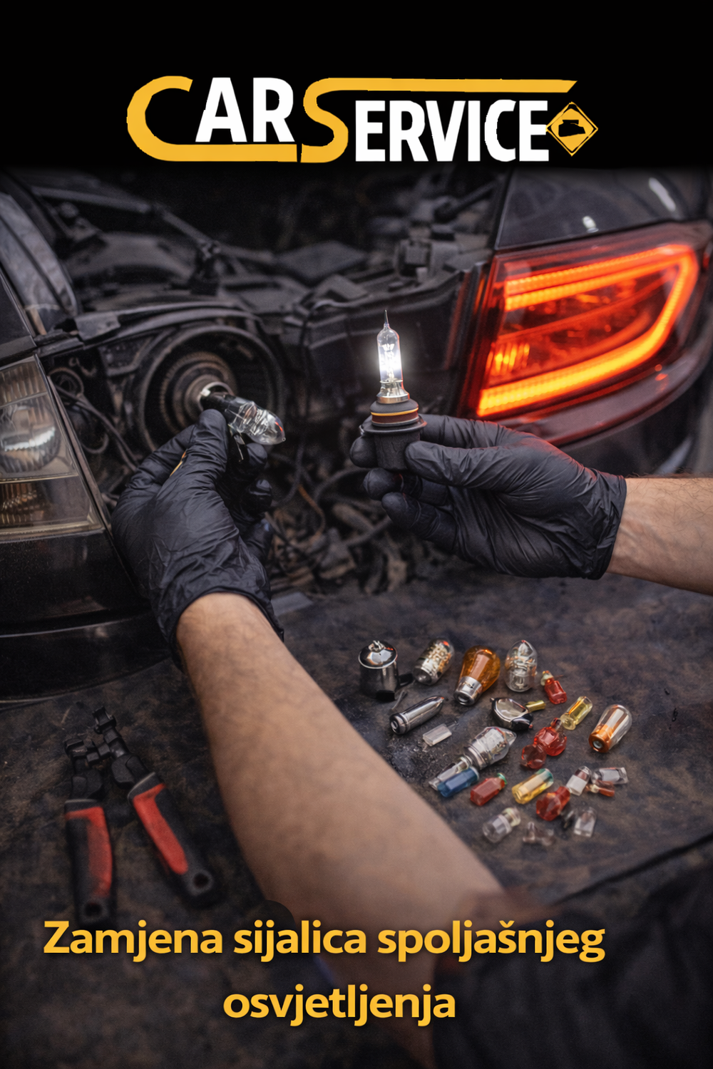 Zamjena sijalica spoljašnjeg osvjetljenja