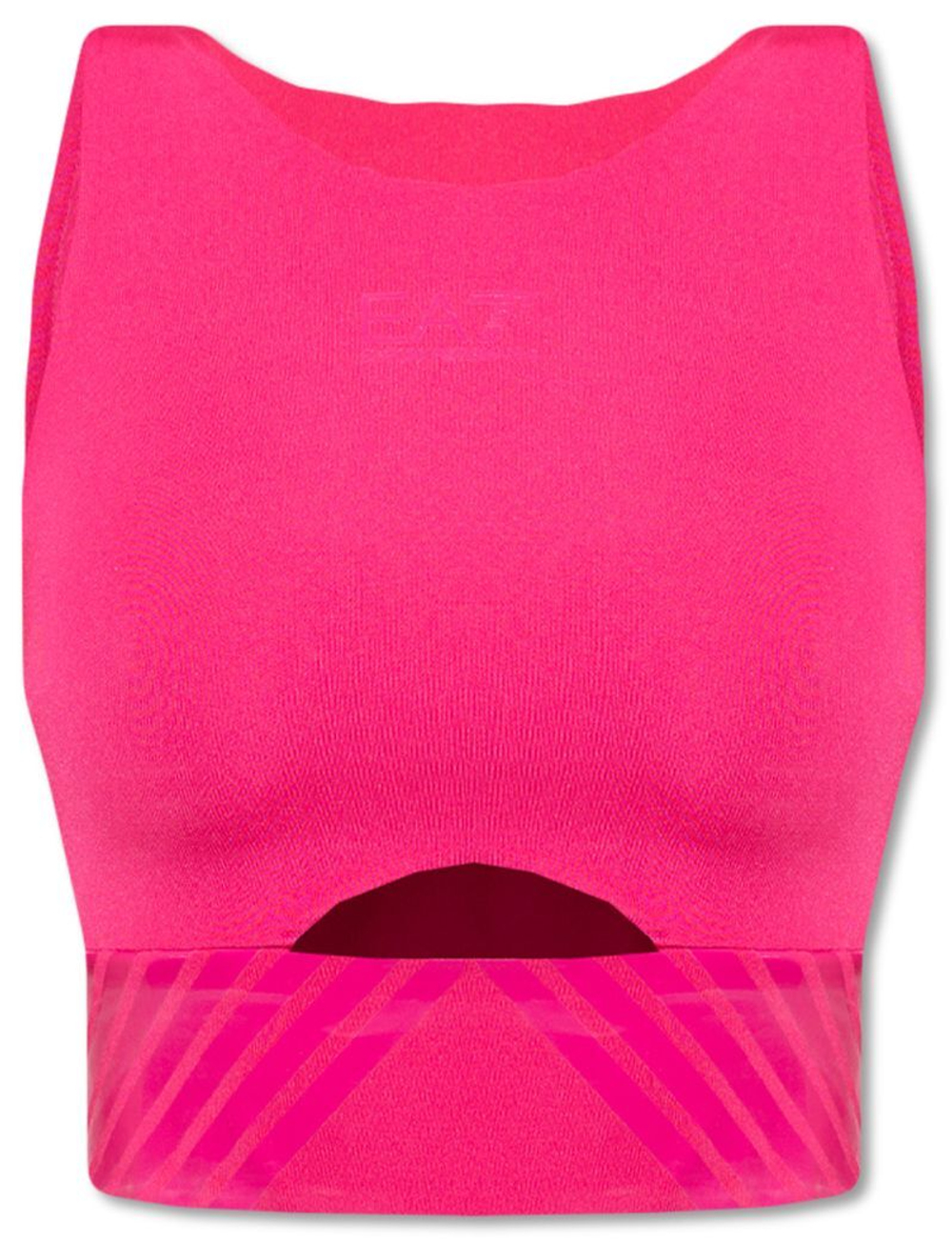 Теннисный бюстгальтер EA7 Woman Jersey Sport Bra - raspberry sor