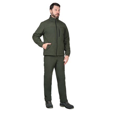 Куртка СИРИУС-АЗОВ хаки софтшелл плотность 350 г/кв.м