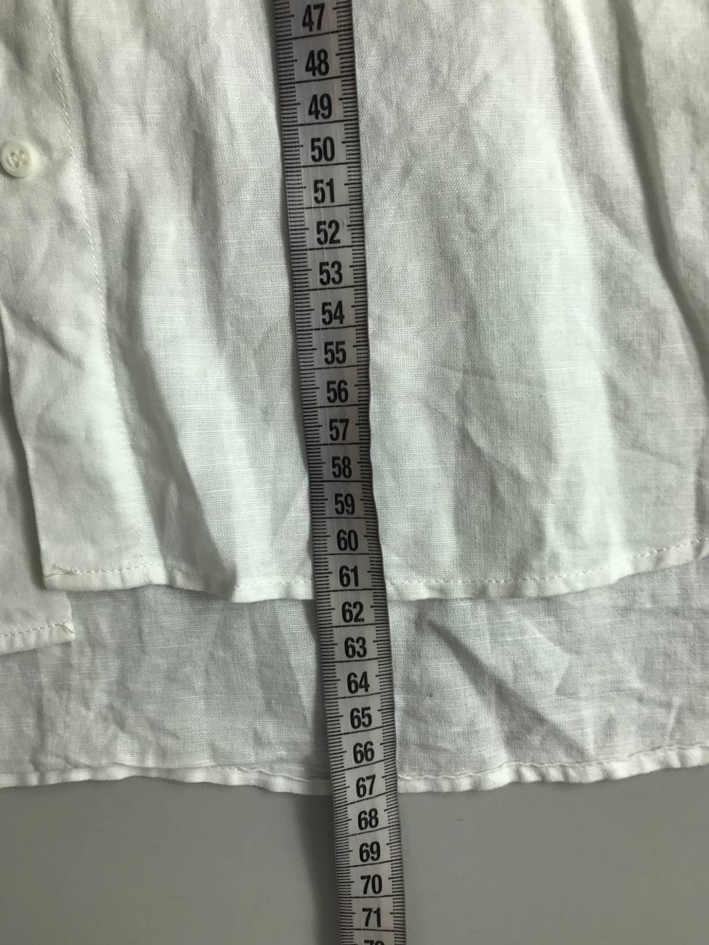 Рубашка Ostin льняная, маркировка XS, визуально на 42 размер