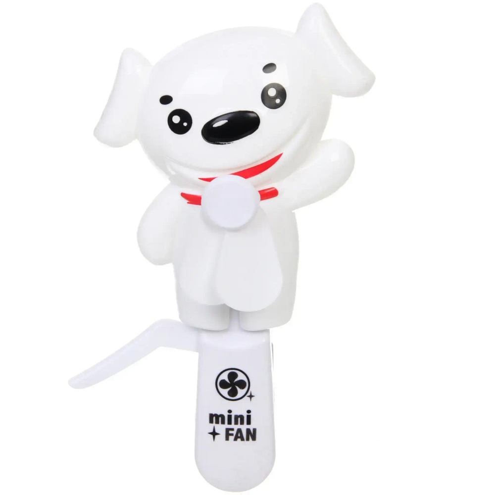 Вентилятор «Радостный пёсик» 17 см, микс