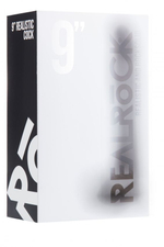 Чёрный фаллоимитатор Realistic Cock 9 - 23,5 см. (Цвет: черный)