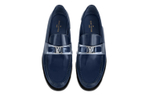LOUIS VUITTON Major Loafers "Navy" Women"s