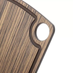 Доска разделочная c желобом 29х22см ComposeEat Fashion зебрано натуральный