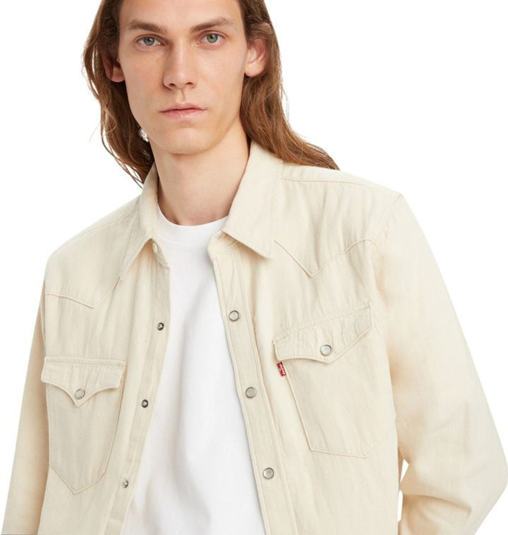 Рубашка джинсовая Levis BARSTOW WESTERN STANDARD белый