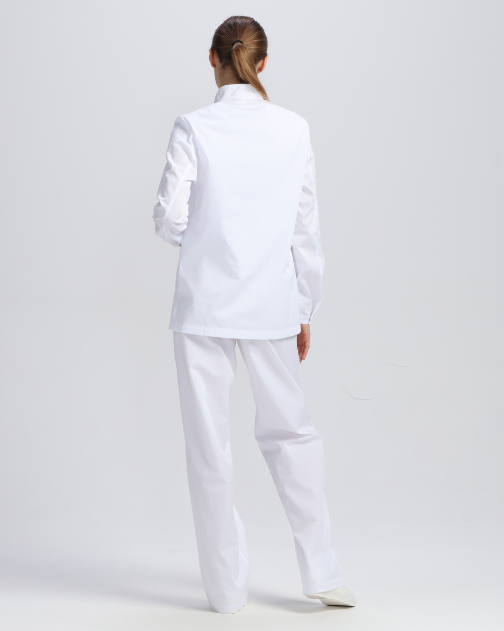 Костюм женский ХАССП-Стандарт NEW (тк.Смесовая,160), белый