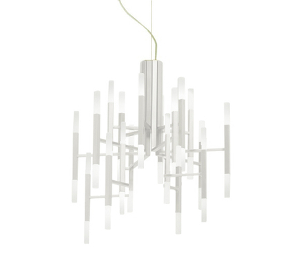 Pendant design lamp  THE LIGHT by Alma 36 lampshades (White)