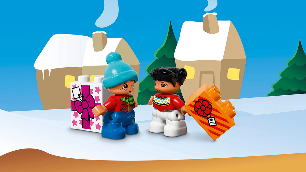 LEGO Duplo: Новый год 10837 — Santa's Winter Holiday — Лего Дупло