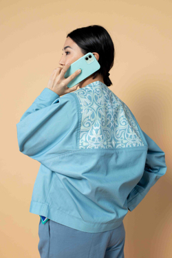 Куртка-жакет L/ XL (принт 203-01) Adili
