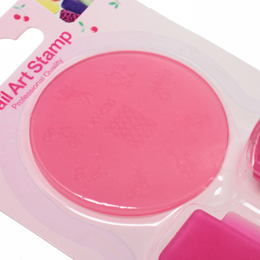 Набор для дизайна ногтей - стемпинг «VivA Manicur», пластина круг, микс 4 цвета, 14.5*8,5см