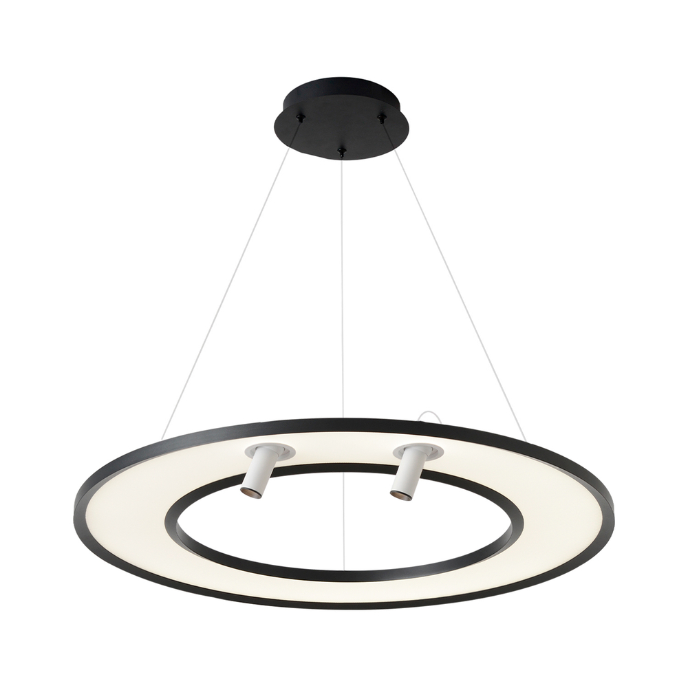Светильник подвесной Crystal Lux CONTOUR SP50W LED BLACK