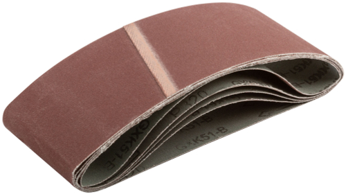 Ленты шлифовальные бесконечные, водостойкие, на тканевой основе, 5 шт., 75х457 мм Р 320 39690