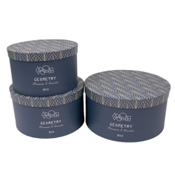 Коробка ШАЙБА С КРЫШКОЙ Geometry ПАТИНОВО-ЗЕЛЕНЫЙ