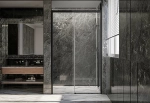 Душевая дверь Veconi Premium Trento PTD30-B-150-01-C4 прозрачная/профиль черный матовый