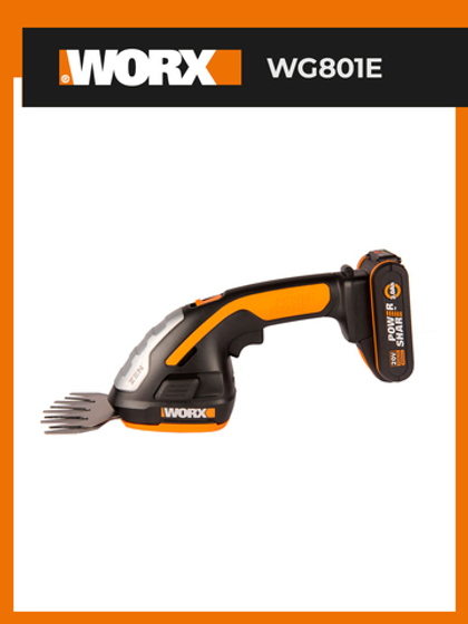 Ножницы для стрижки травы и кустарников аккумуляторные WORX WG801E