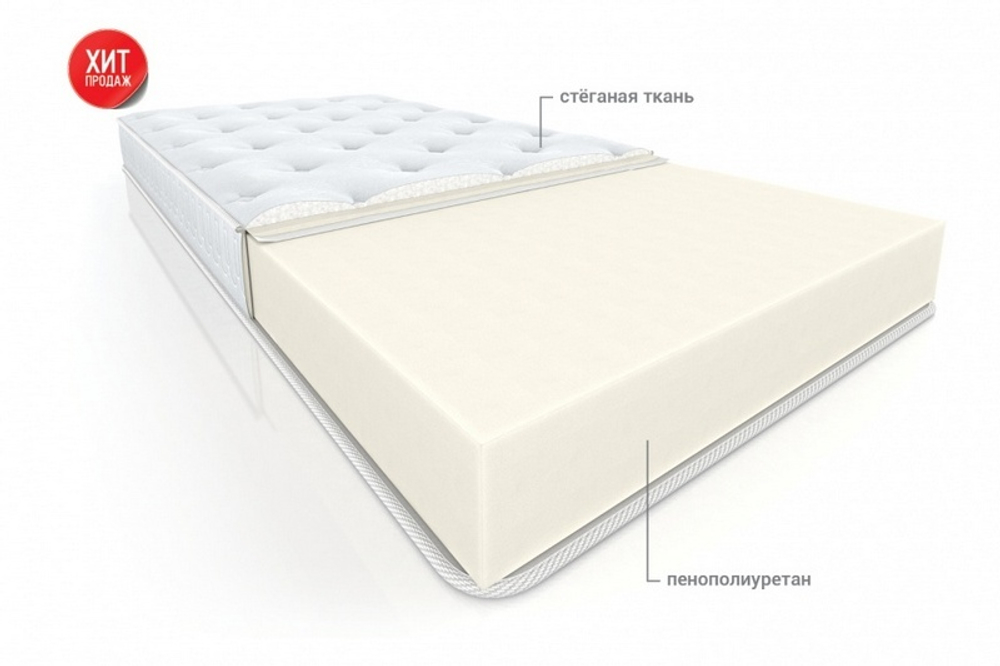 Матрас Люкс ППУ купить по доступной цене в Крыму и Севастополе в магазине mebelsouz.com